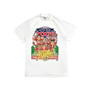 ★ Vintage 1987 San Francisco 49ers Super Bowl XXIII NFC Champions T-Shirt ★